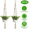 2Pcs Plant Hanger Flowerpot Net Bag