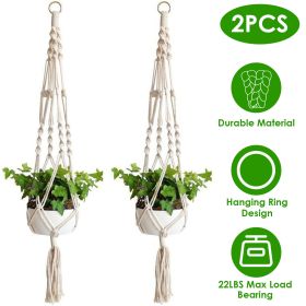 2Pcs Plant Hanger Flowerpot Net Bag