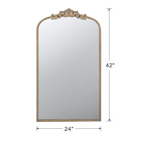 24" x 42" Gold Arch Mirror