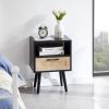 15.75" Modern nightstand