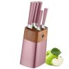 Professional 6 Pieces Knife Set With Block