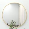 24" Wall Circle Gold Mirror