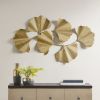 Faye Gold Foil Metal Ginkgo Leaf