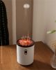 Volcanic Flame Aroma Essential Oil Diffuser USB Portable Jellyfish Air Humidifier USB Night Light Lamp Fragrance Humidifier