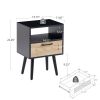 15.75" Modern nightstand