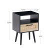 15.75" Modern nightstand