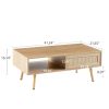 41.34" Rattan Coffee table