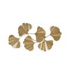 Faye Gold Foil Metal Ginkgo Leaf