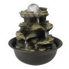 8.3inches Rock Cascading Tabletop Fountain