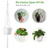 2Pcs Plant Hanger Flowerpot Net Bag