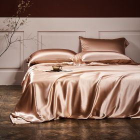 25 Pound Silk Four Piece Set Of Silk (Option: Lotus Pink-200x230-Flat sheet)