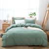 100% Washed Cotton Duvet Cover Set (No Comforter)