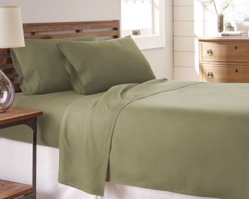 Soft Essentials Bed Sheet Set,King (Actual Color: Sage)