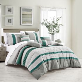 HUDEL 7PC COMFORTER SET (size: KING)