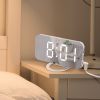 Digital LED Alarm Clock Mirror