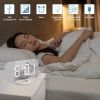 Digital LED Alarm Clock Mirror