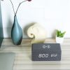 Digital Alarm Clock Qi-Wireless Charger