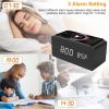 Digital Alarm Clock Qi-Wireless Charger