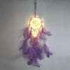 1pc Creative Dream Catcher With LED Lights; Night Light Dream Catcher; Wall Hanging Ornament