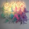 1pc Creative Dream Catcher With LED Lights; Night Light Dream Catcher; Wall Hanging Ornament